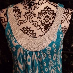 Beaded tank top